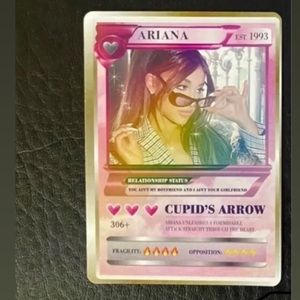 NEW Ariana Grande Boyfriend trading card